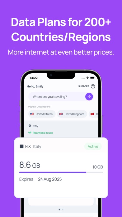 Roamless: eSIM Travel Internet screenshot 4