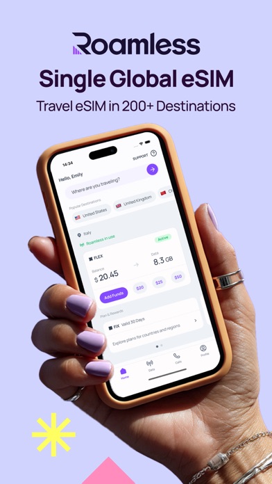 Roamless: eSIM Travel Internet screenshot 6