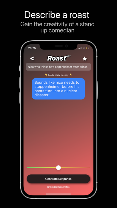 RoastGPT - AI Roast Generator screenshot 1