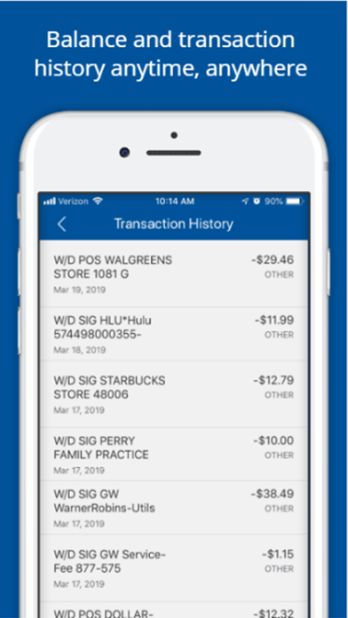 Robins Financial Cards App screenshot 2