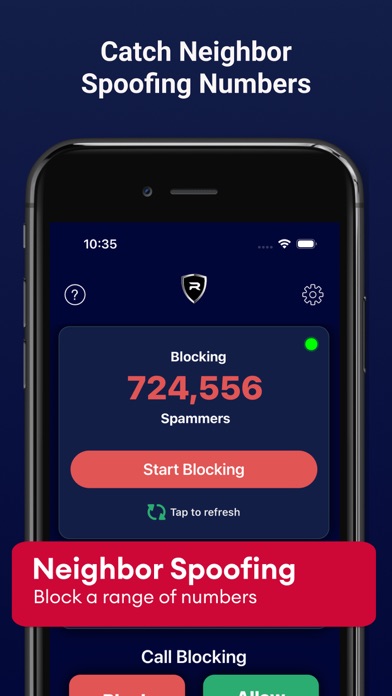 Robo Spam Text & Call Blocker screenshot 1