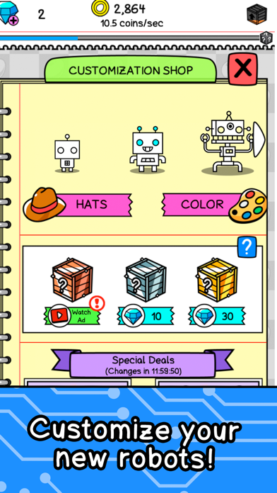 Robot Evolution: Machine Merge screenshot 1