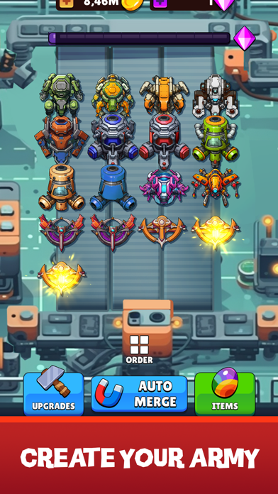 Robot Factory: Merge Mecha screenshot 1