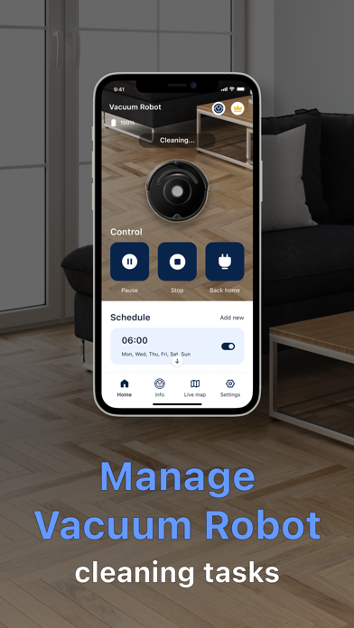 Robot iVacuum: Home Cleaning screenshot 5