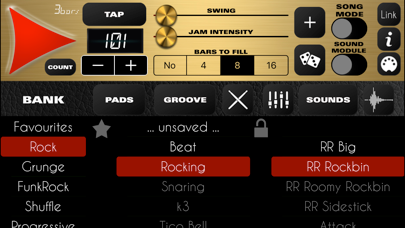 Rock Drum Machine Lite screenshot 4
