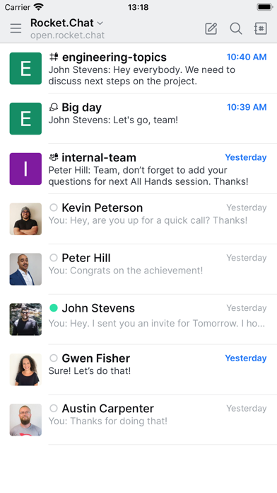 Rocket.Chat screenshot 5