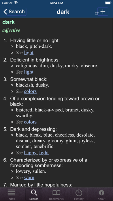 Roget's II: New Thesaurus screenshot 1