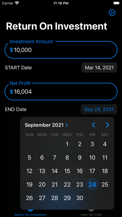 ROI Calculator Cash Evaluation screenshot 3