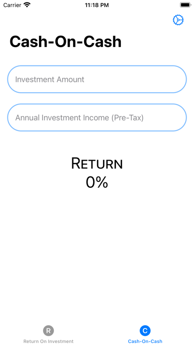 ROI Calculator Cash Evaluation screenshot 2