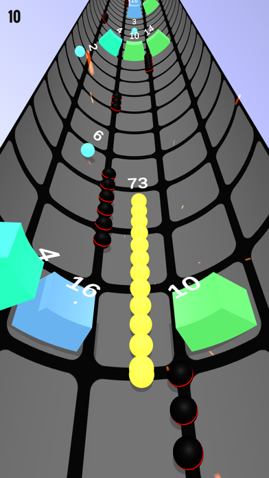 Rolly Snake Vs Vortex Block screenshot 2