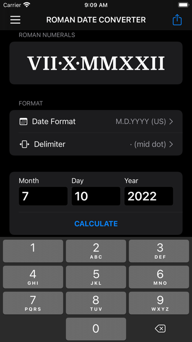 Roman Date Converter screenshot 2