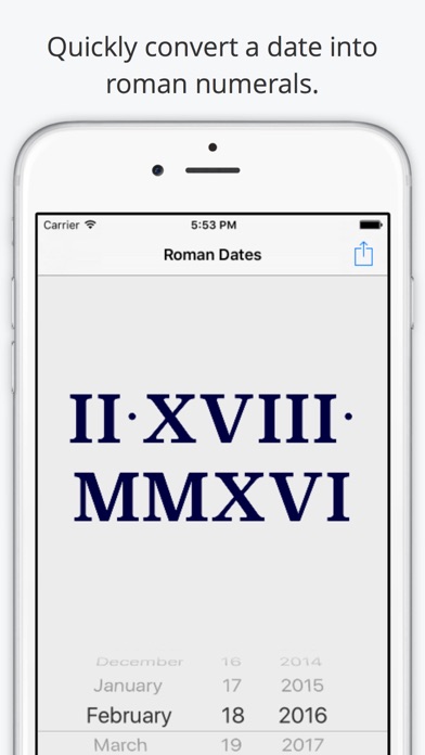 Roman Dates screenshot 2