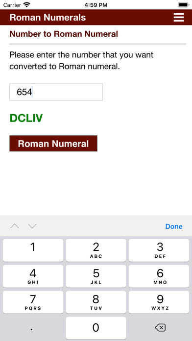 Roman Numeral screenshot 3