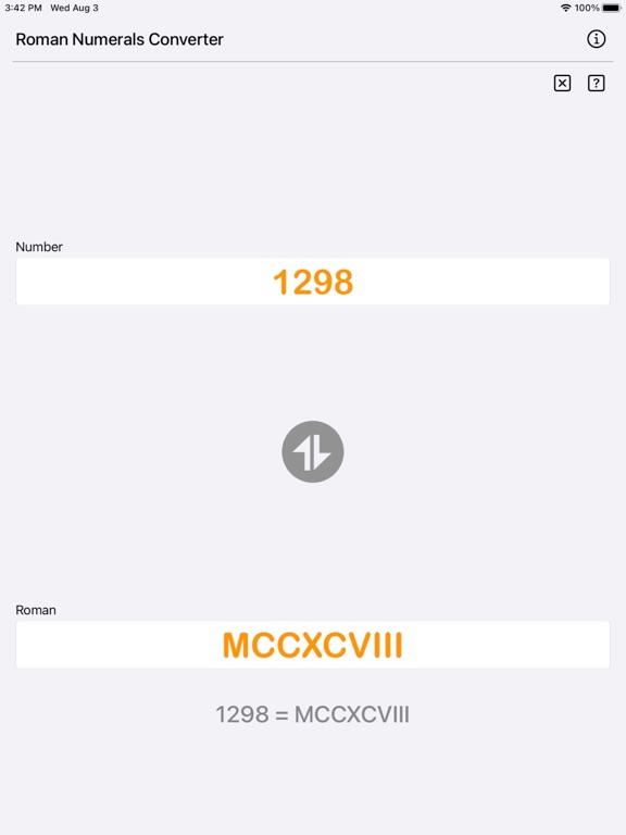 Roman Numerals Converter Plus screenshot 5