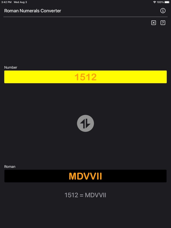 Roman Numerals Converter Plus screenshot 7