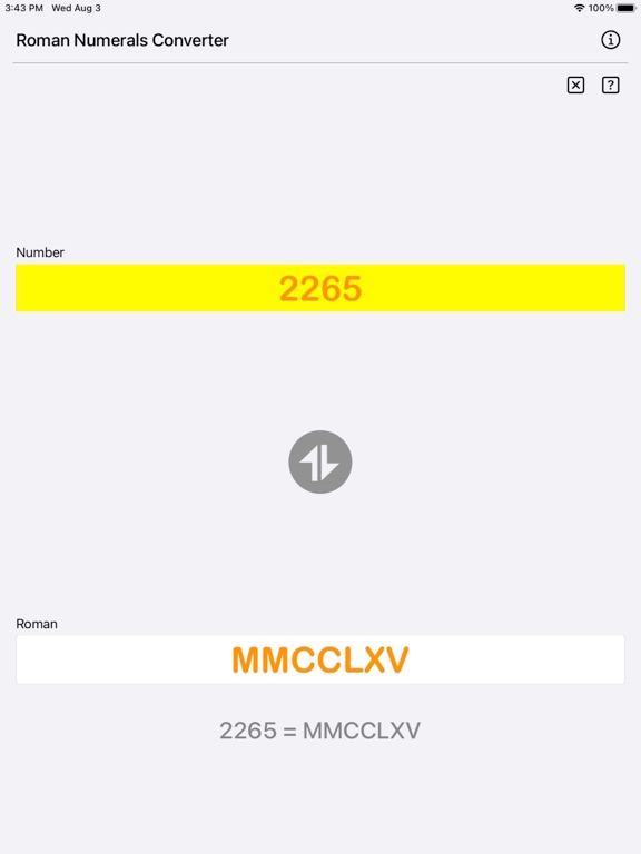 Roman Numerals Converter Plus screenshot 2