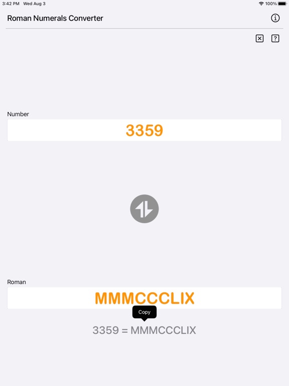 Roman Numerals Converter Plus screenshot 4