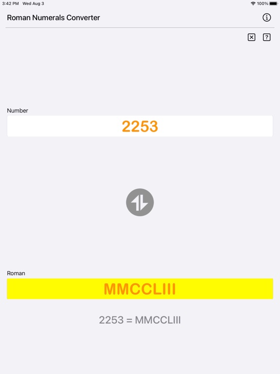 Roman Numerals Converter Plus screenshot 3