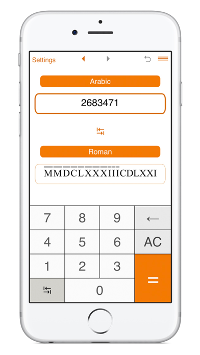 Roman Numerals Converter screenshot 1