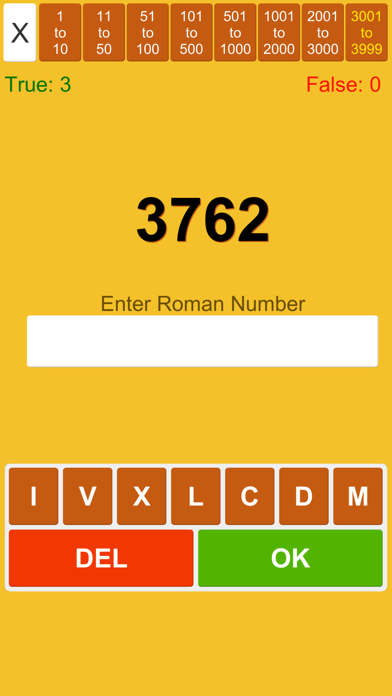 Roman Numerals Learn and Quiz screenshot 2