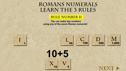 Roman numerals screenshot 1