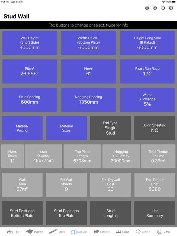Roof Guide - Carpentry Calc screenshot 2