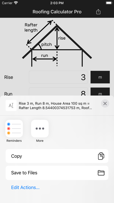 Roofing Calculator Pro screenshot 4