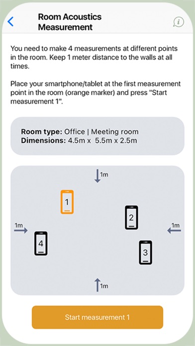 Room acoustics measurement screenshot 4