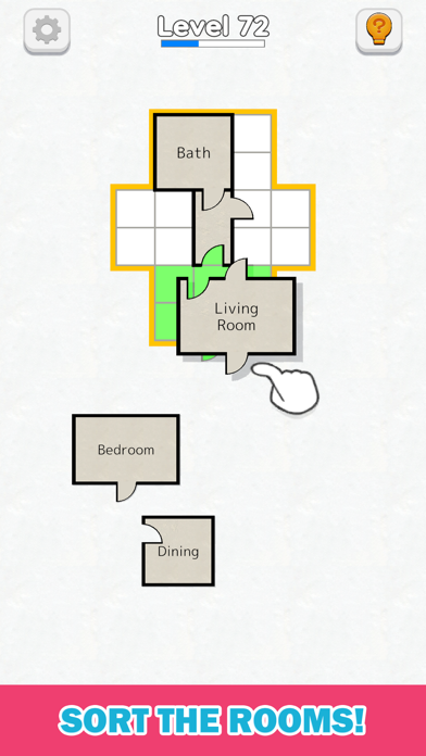 Room Sort - Floor Plan Puzzle screenshot 4