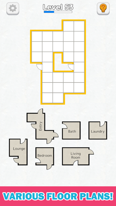 Room Sort - Floor Plan Puzzle screenshot 2