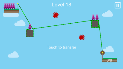 Rope Puzzle - Zipline Rescue screenshot 1