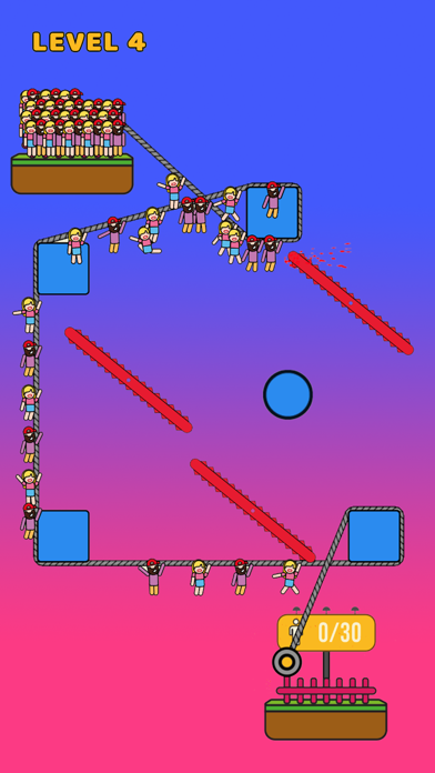Rope Rescue! - Unique Puzzle screenshot 1