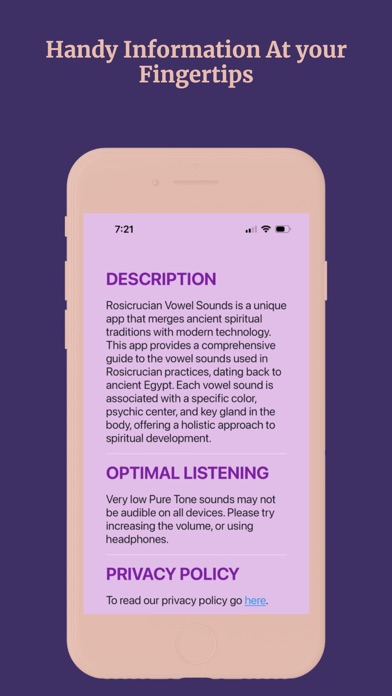 Rosicrucian Vowel Sounds screenshot 1