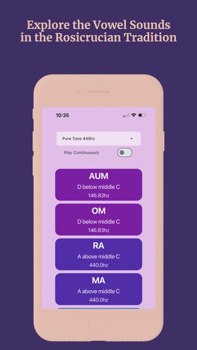 Rosicrucian Vowel Sounds screenshot 5