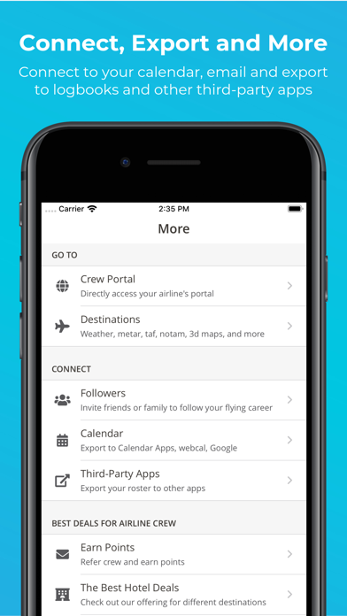 RosterBuster Crew App screenshot 1