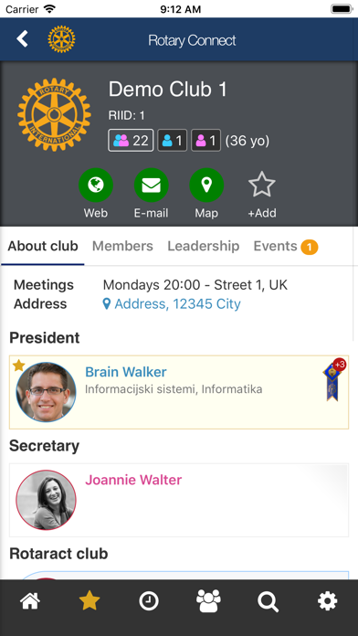 Rotary Connect screenshot 1