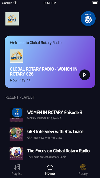 Rotary D9112 Global Radio screenshot 3