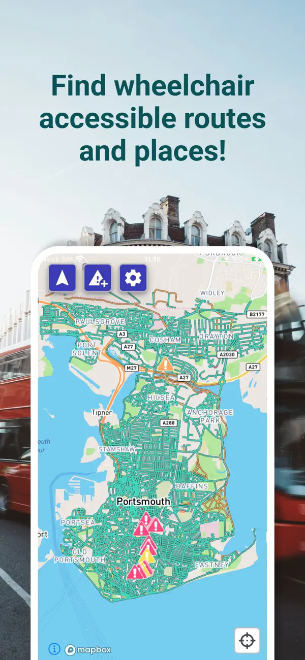 Route4U wheelchair navigation screenshot 6