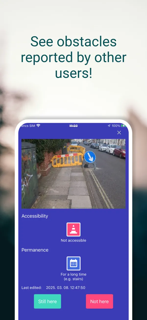 Route4U wheelchair navigation screenshot 4