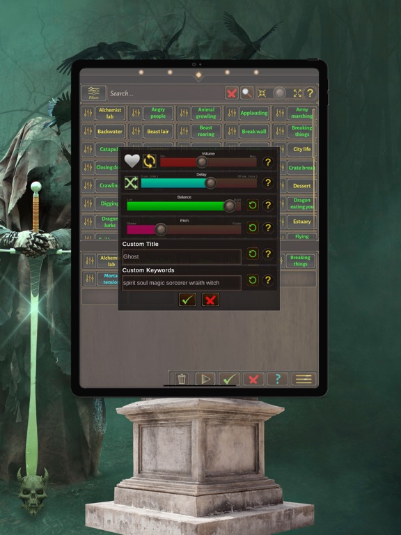 RPG Master Sounds Mixer screenshot 1