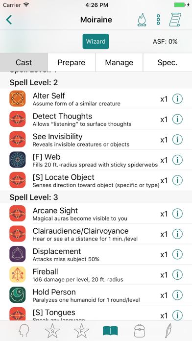 RPG Scribe Pathfinder & 3.5 screenshot 4