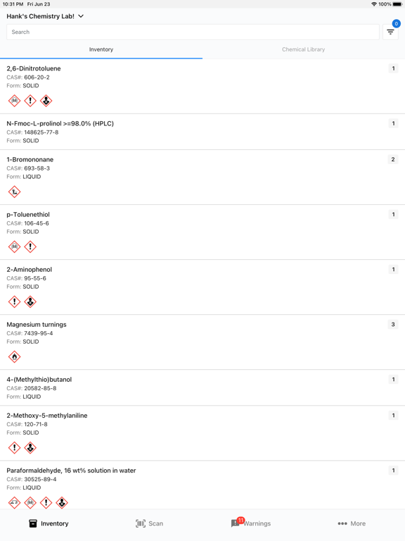 RSS Chemicals screenshot 5