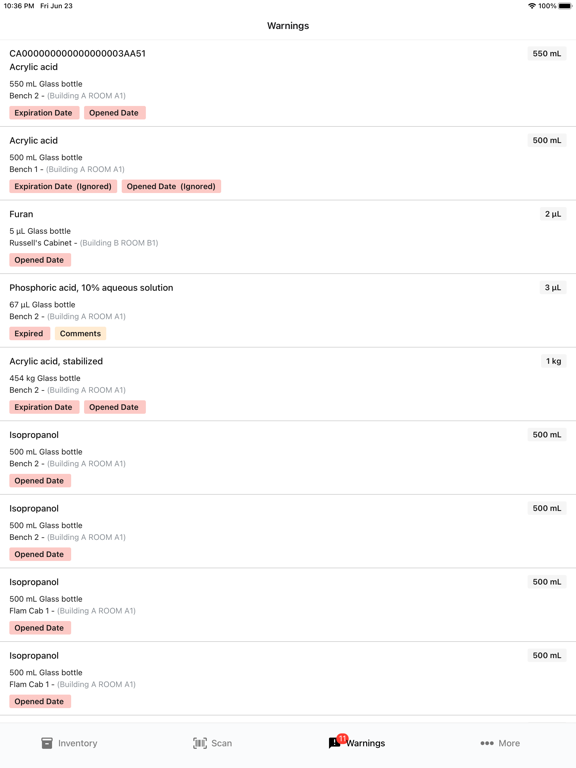 RSS Chemicals screenshot 1