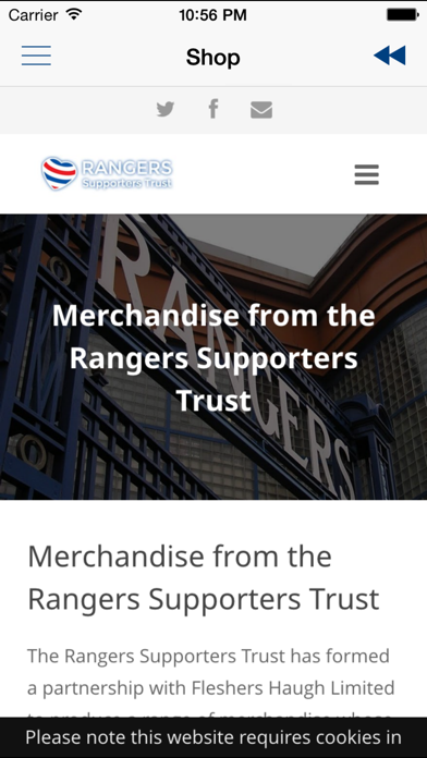 RST - The Rangers Supporters Trust screenshot 1