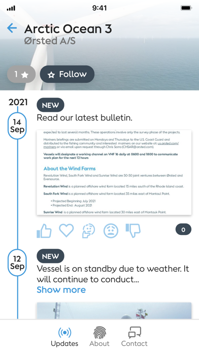 Ørsted Notice to Mariners screenshot 4