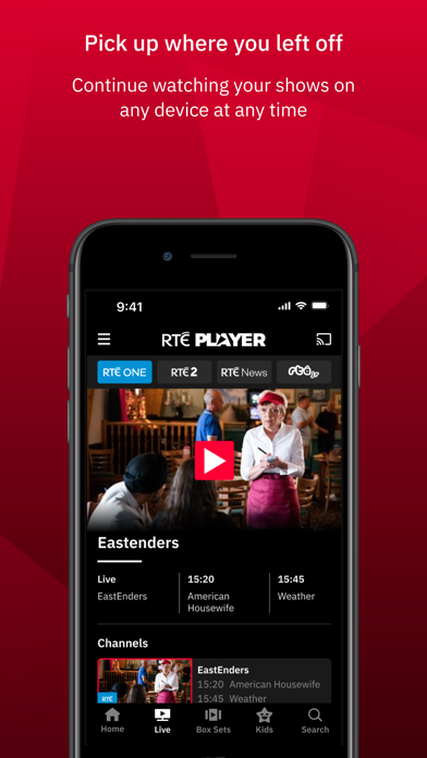 RTÉ Player screenshot 1