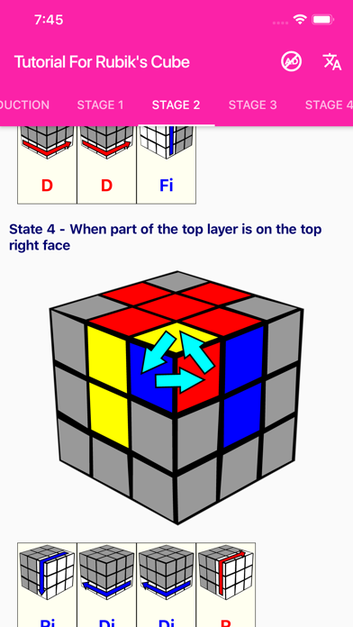 Rubik's Cube Solver & Tutorial screenshot 3