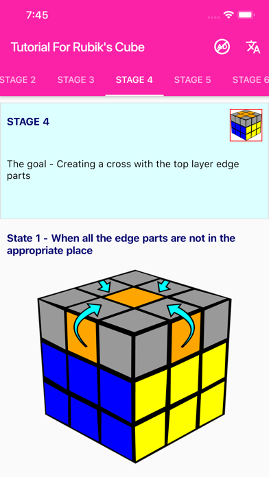 Rubik's Cube Solver & Tutorial screenshot 2