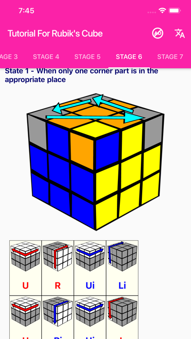 Rubik's Cube Solver & Tutorial screenshot 1