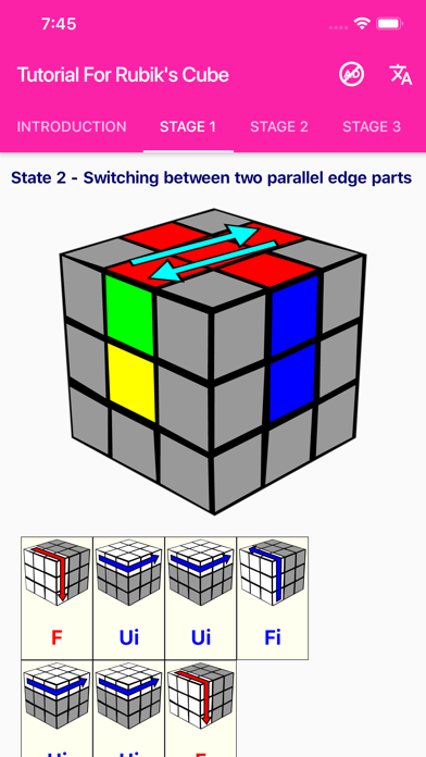 Rubik's Cube Solver & Tutorial screenshot 4